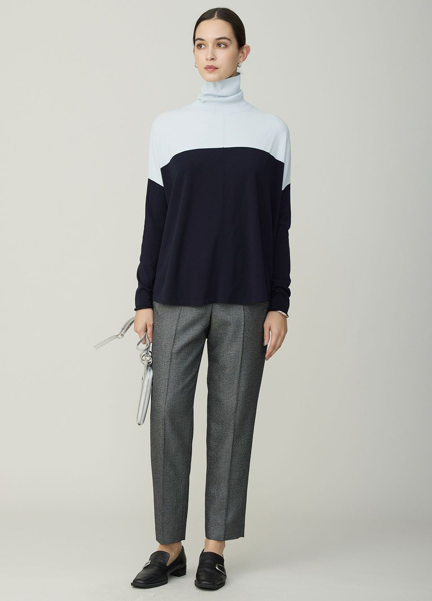 定番素材高領針織上衣 (新色上市)